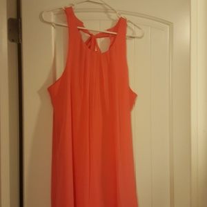 Brand new Your Story tie back coral dress. Large